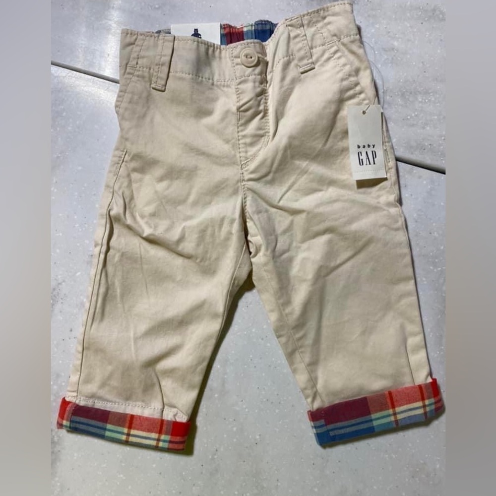 NWT Gap Plaid Lined Pants